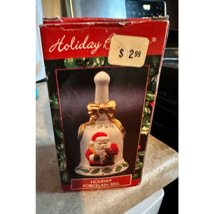 Holiday Boutique Vintage Porcelain Collectors 1995 1920 Christmas Bell Ornament